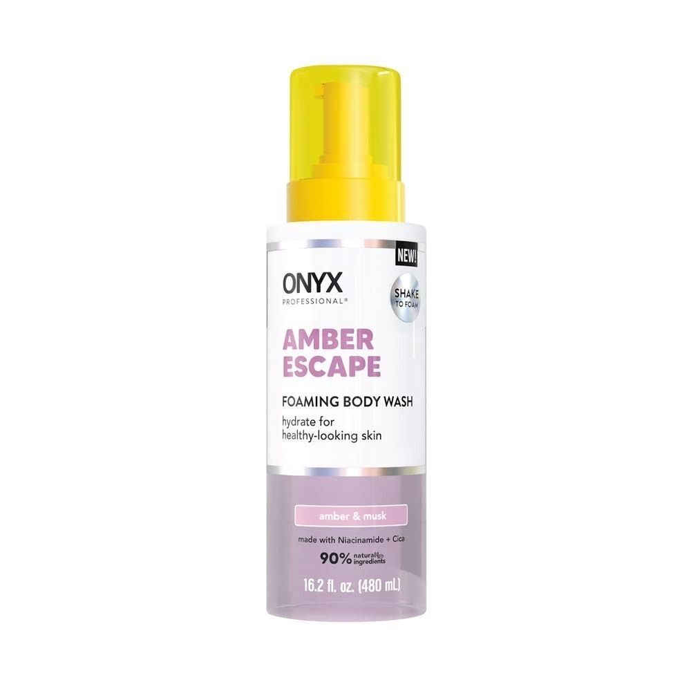 ONYX Professional Foaming & Hydrating Body Wash, Amber Escape, 16.2 fl oz